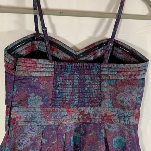 Free People Multi-Coloured Floral Tapestry Mini Dress - Picture 6 of 7